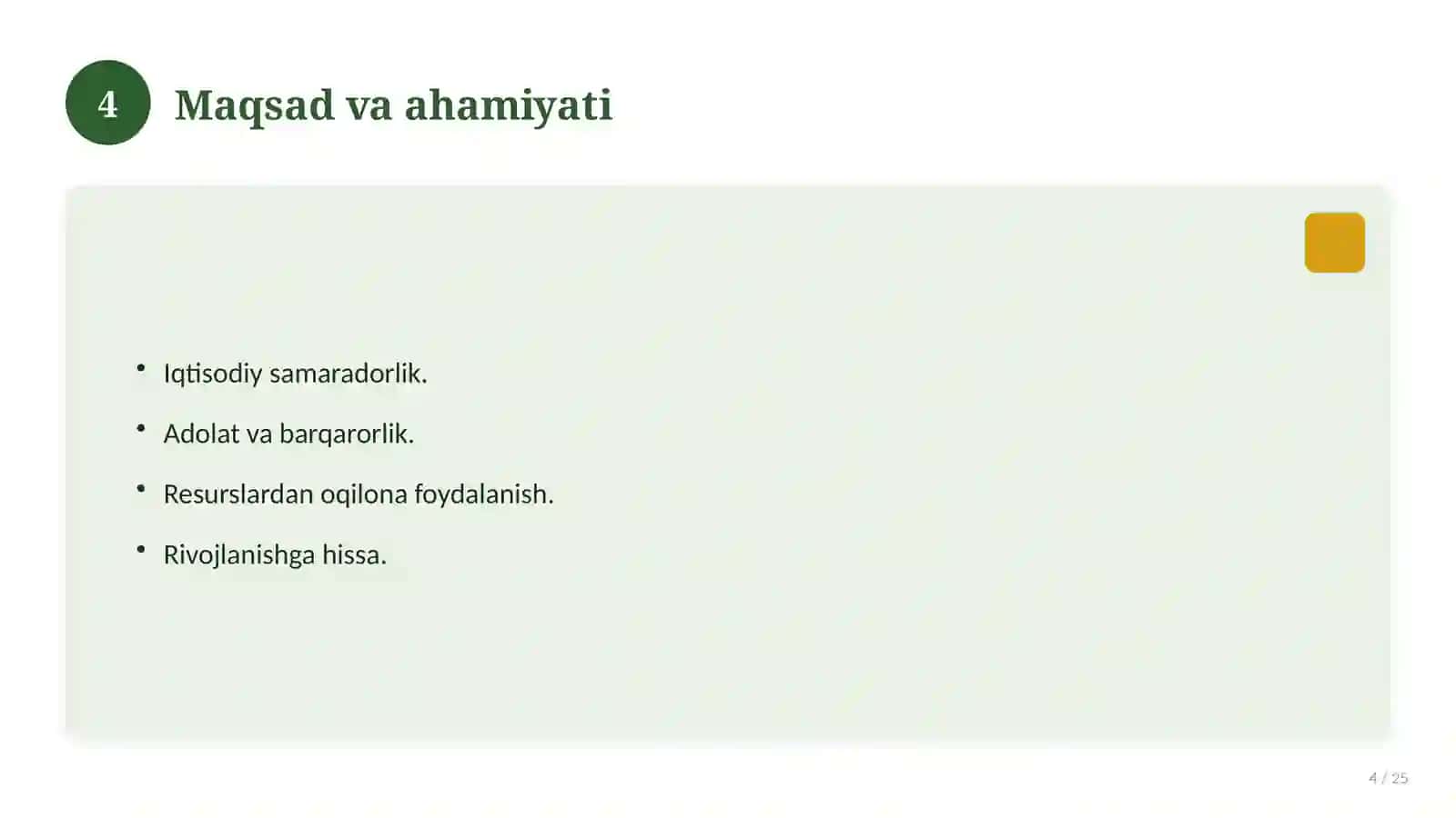 Istiqbol yillarida amalga oshirilgan islohotlar (siyosiy, iqtisodiy va ijtimoiy sohalarda) 4