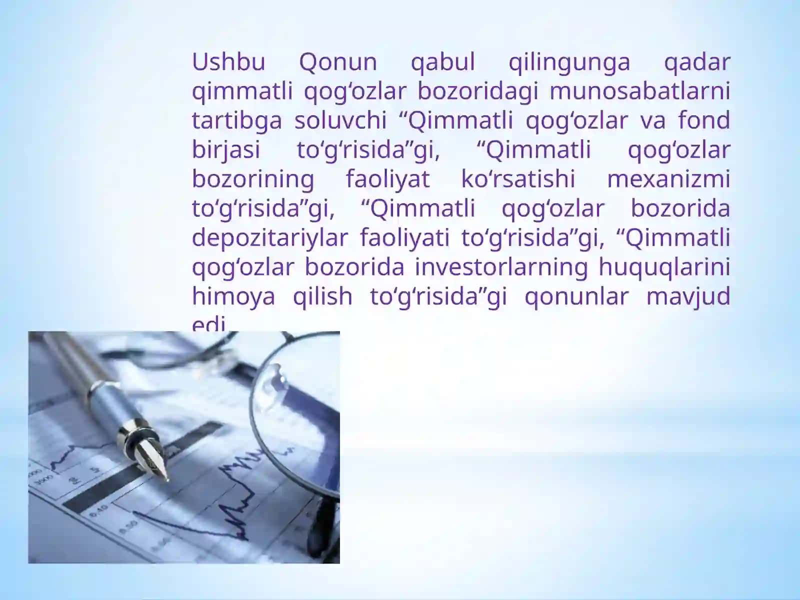 Qimmatli qog'ozlarni davlat tomonidan tartibga solinishi 4