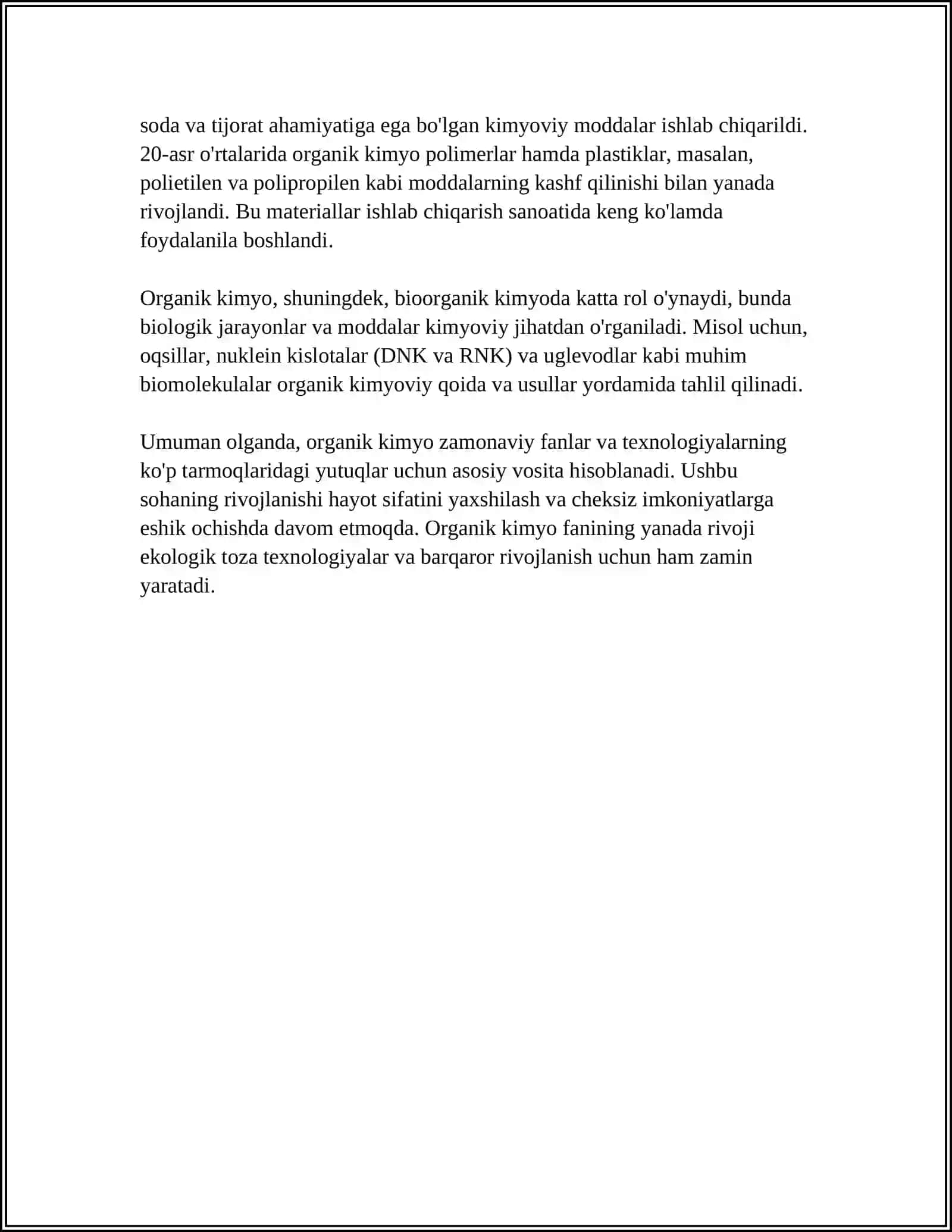 ORGANIKALIQ XIMIYANIN RAWAJLANIW TARIYXI 4