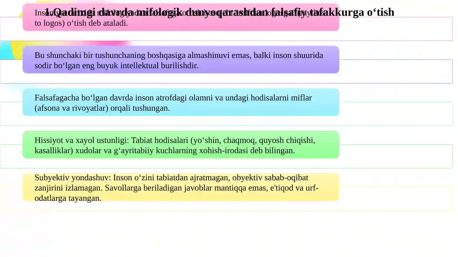 Qadimgi davrning tafakkur tarzi 4