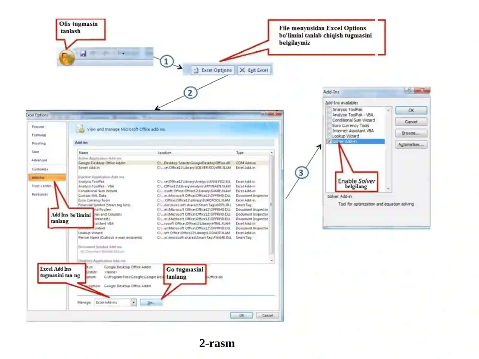 MS Excel dasturi imkoniyatlaridan foydalanib kimyo injineringida muammoli vaziyatni echish 4