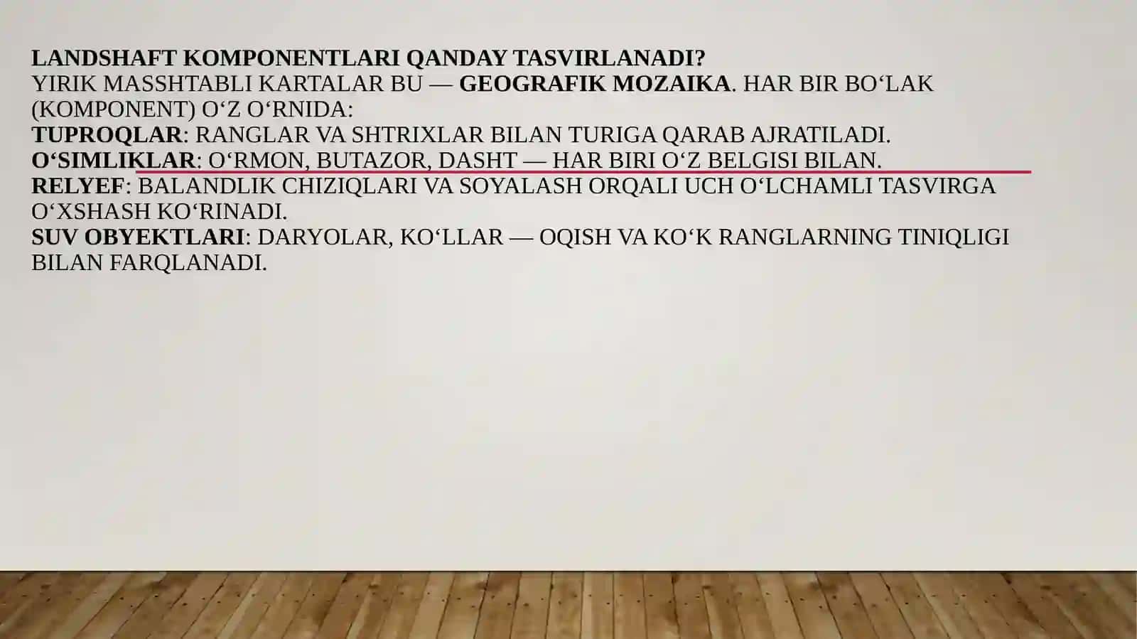 Yirikmasshtabli landshaft kartalari tuzishningasosiy xususiyatlari 4