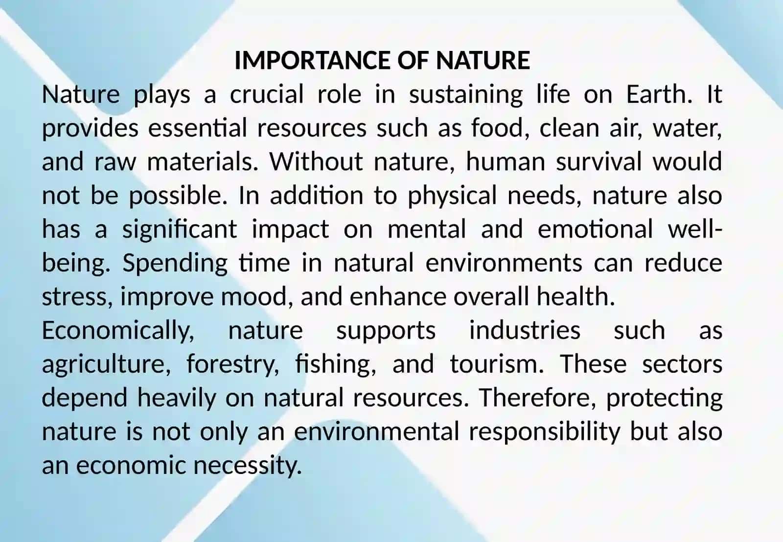 Nature and the universe 4