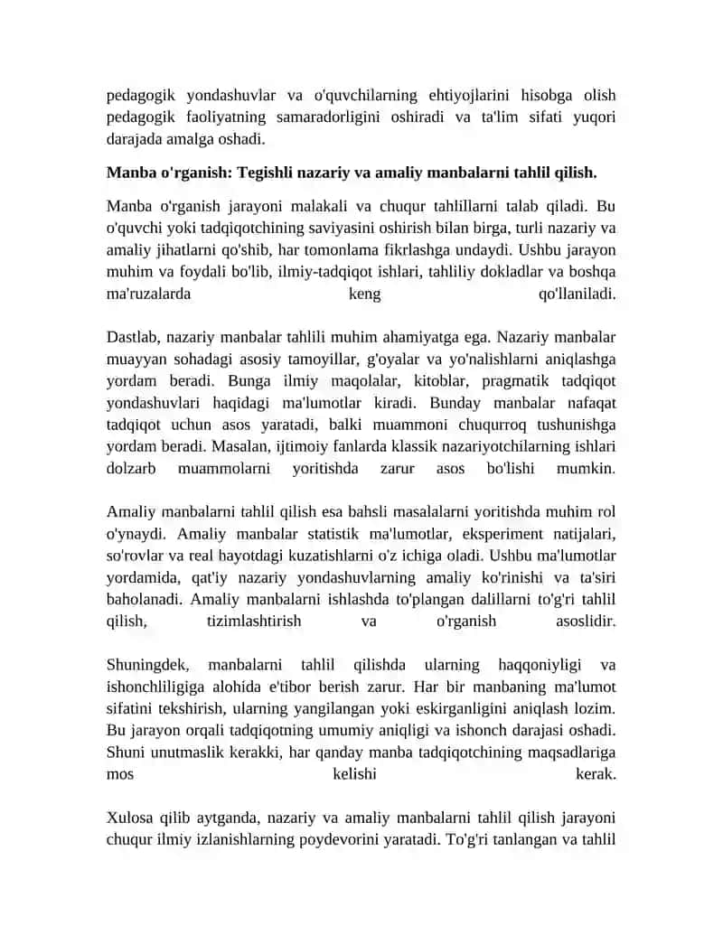 Mavzuni tanlash: Pedagogik faoliyatni loyihalashtirish turiga qarab mavzuni aniqlash. 4