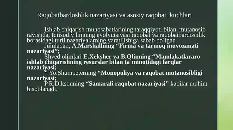 TARMOQDAGI UMUMIY VAZIYAT VA RAQOBAT TAHLILI 4
