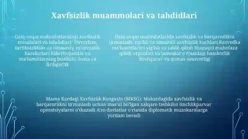 Mamakarda Xavsizlik Va Barqarorlikni Taminlash 4