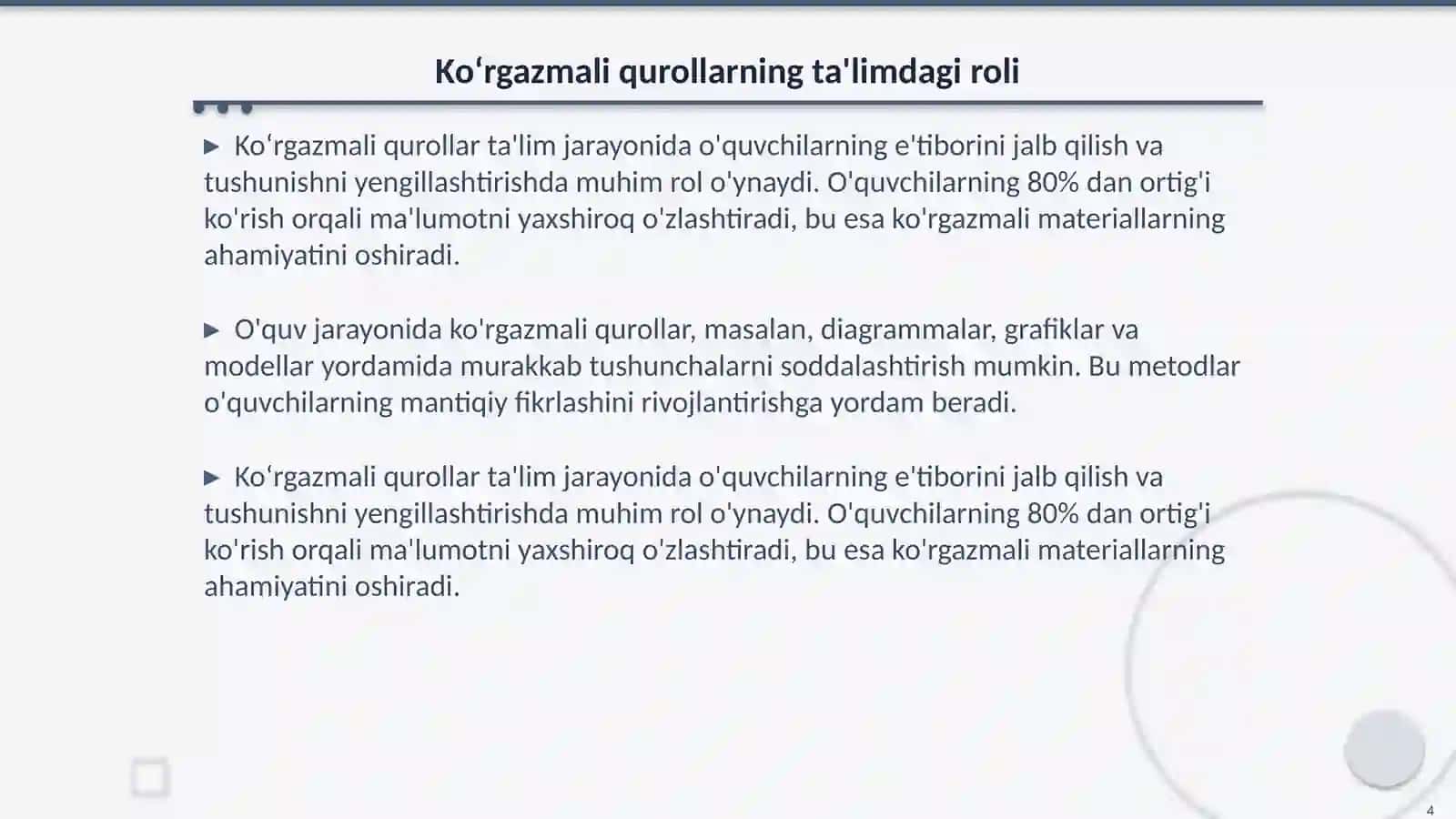 Inklyuziv sinflarda o‘quvchilar bilan ko‘rgazmali qurollar tayyorlash 4