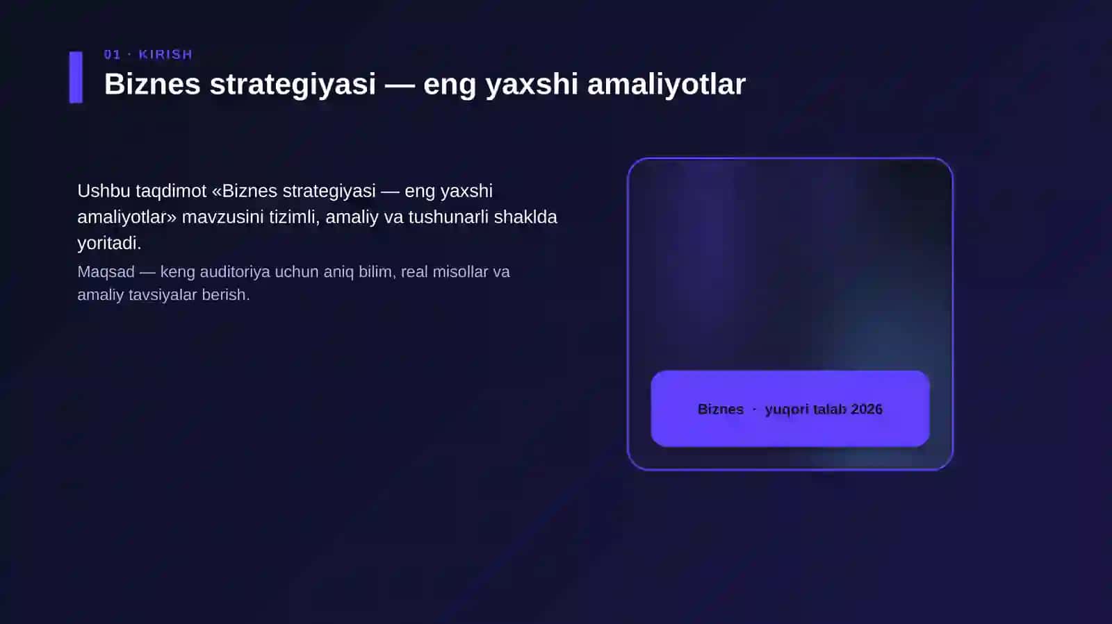 Biznes strategiyasi — eng yaxshi amaliyotlar 4