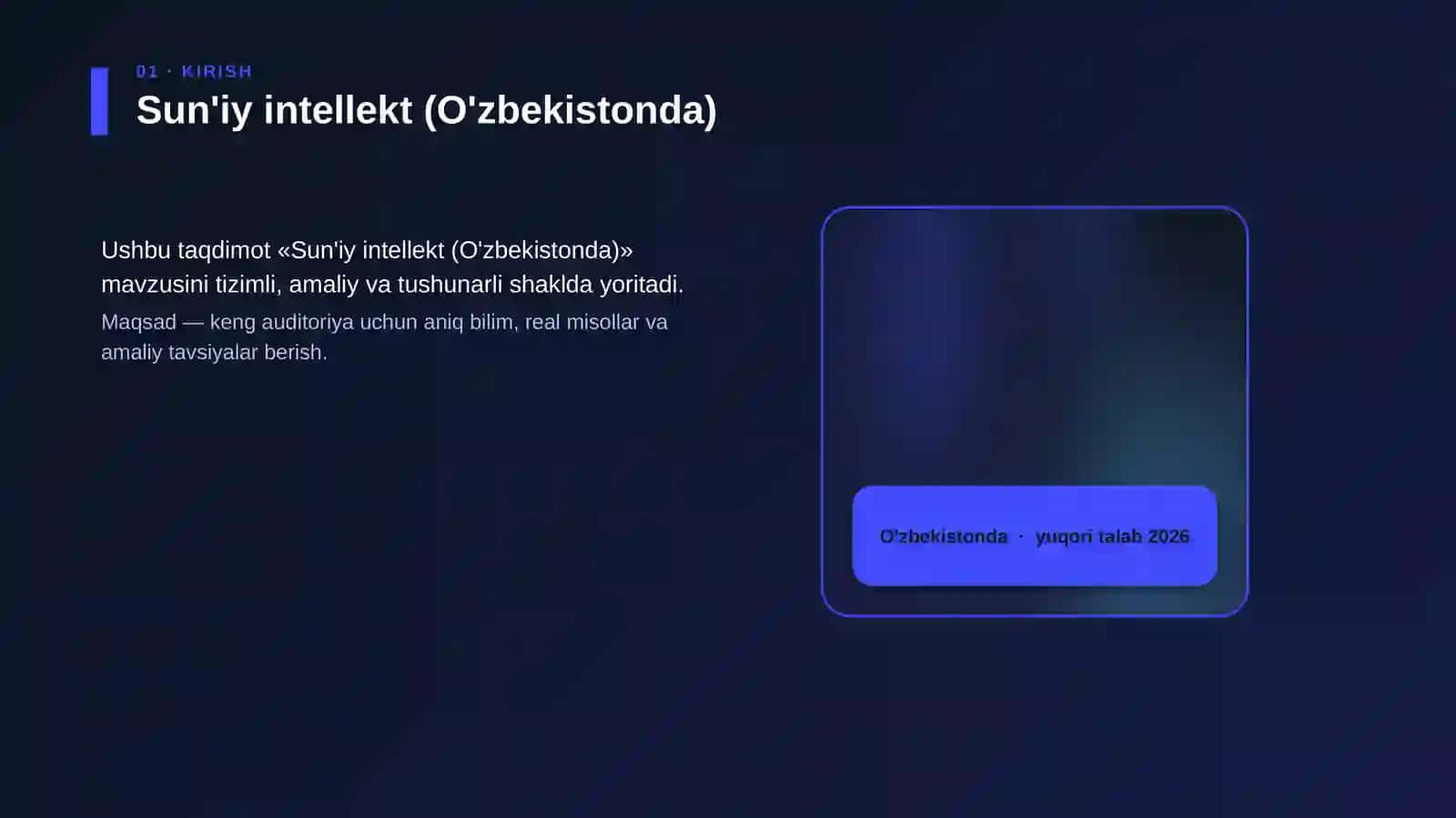 Sun'iy intellekt (O'zbekistonda) 4