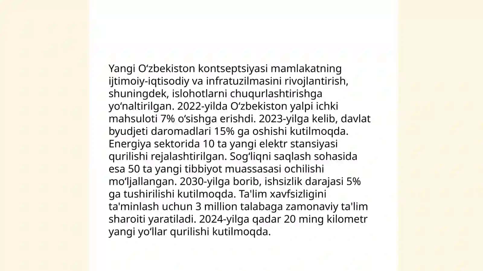 Yangi kostitutsiya - yangi O'zbekiston:uyg'unlik va aloqadorlik 4