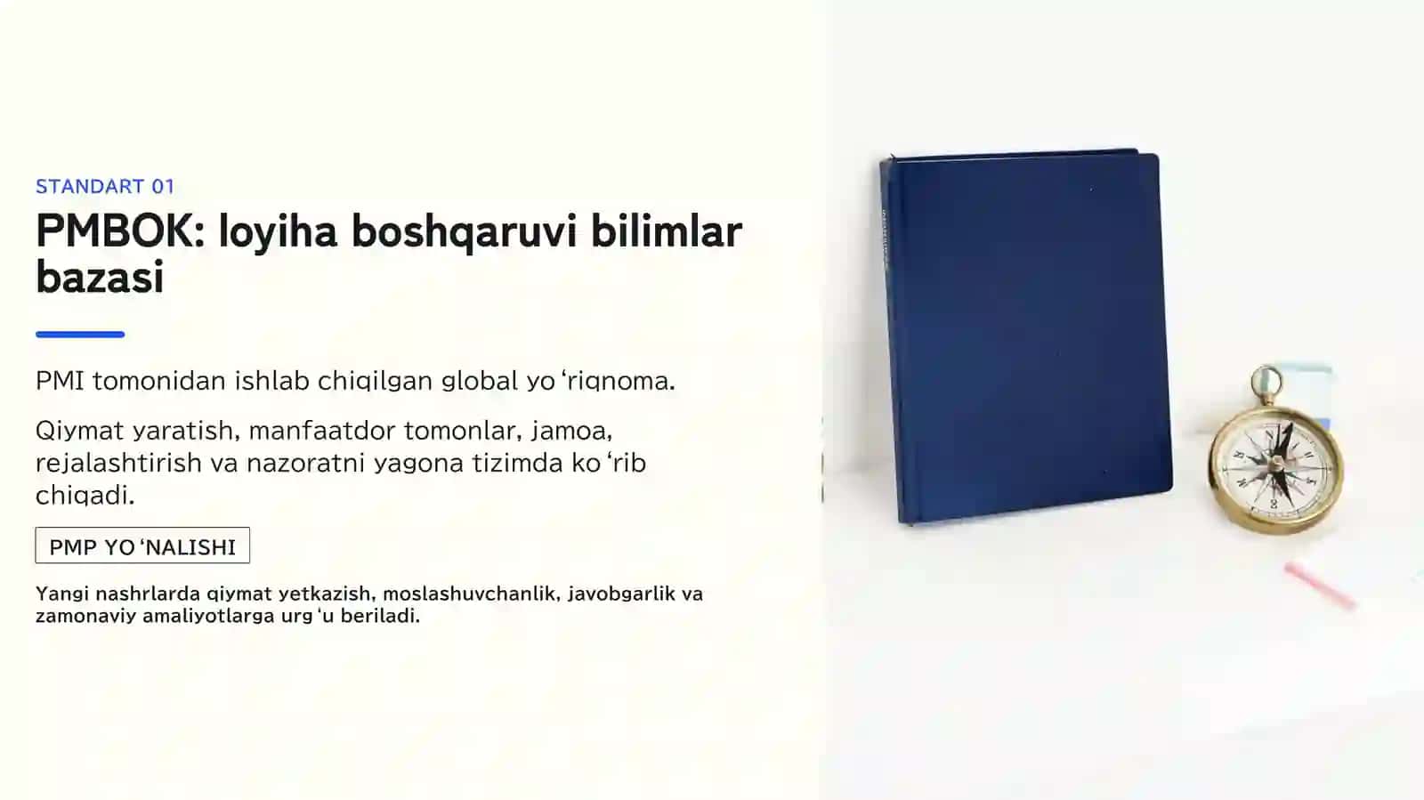 Loyiha boshqaruvining xalqaro standartlari 4