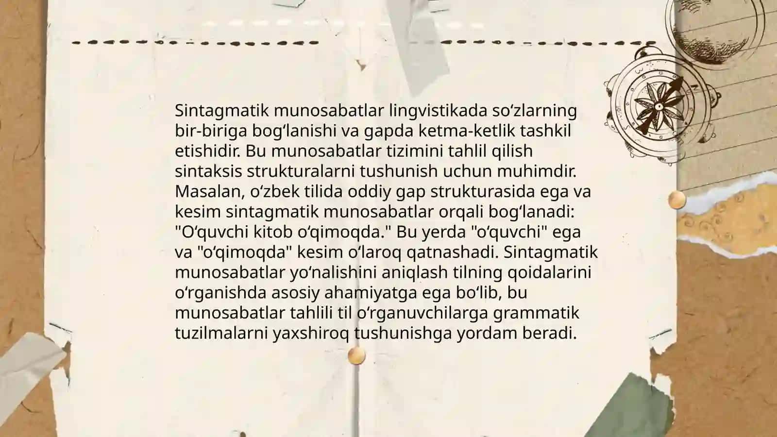 Paradigmatika va sintagmatika 4