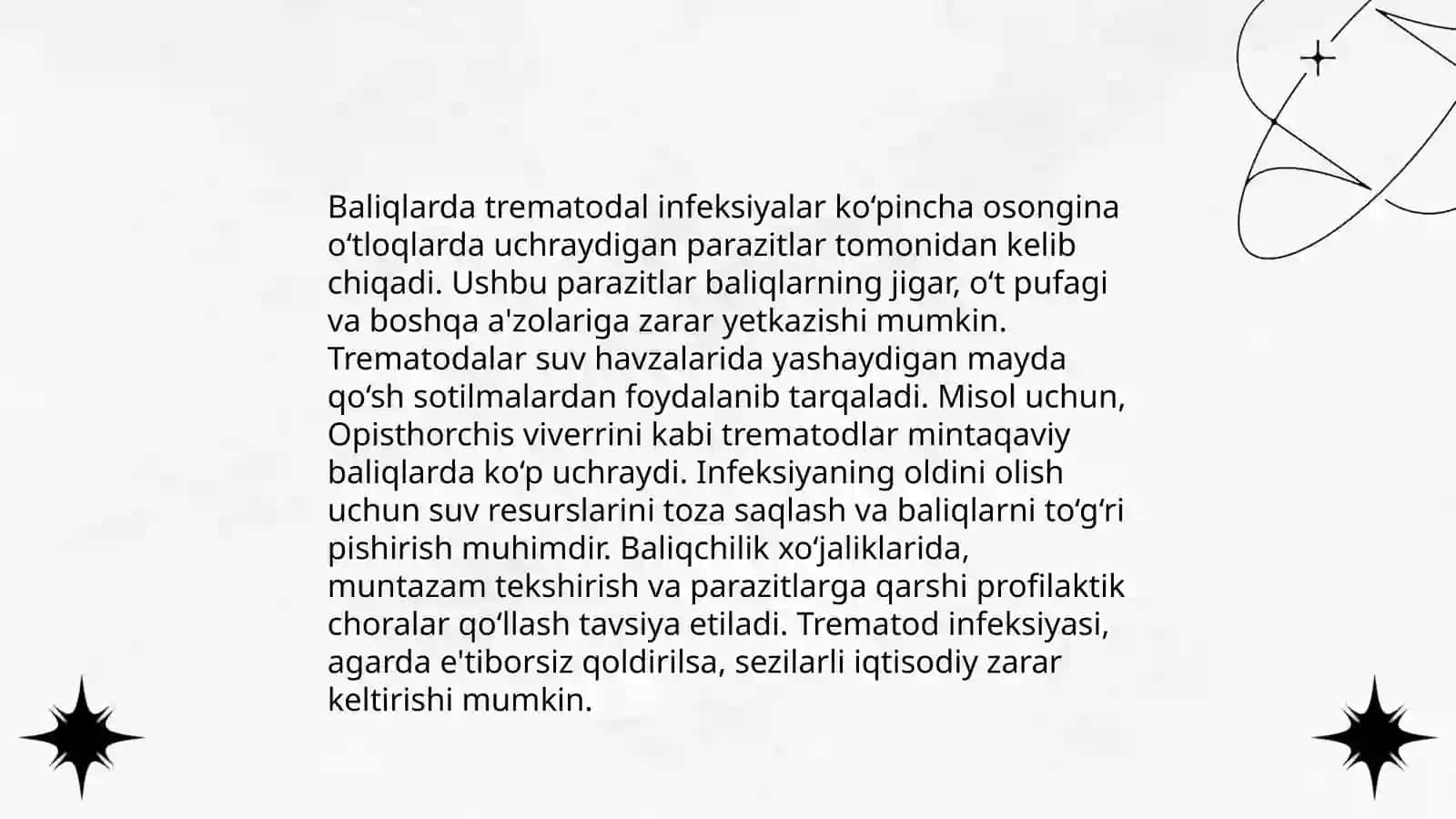 Trematadozlarning Baliqlarga Ta'siri 4