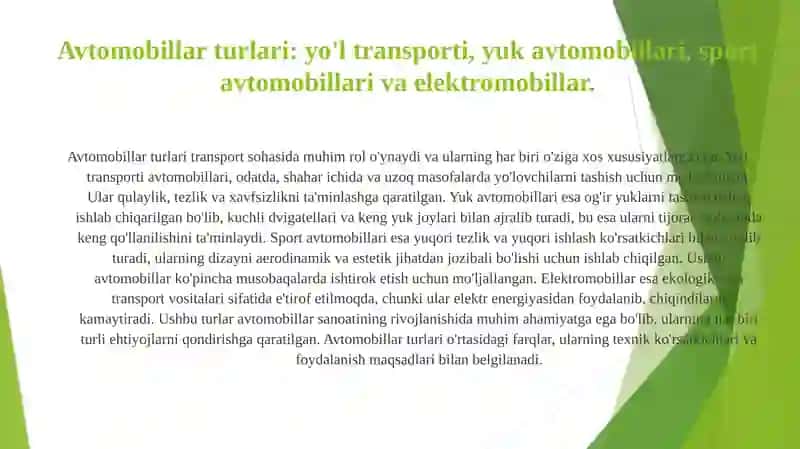 Mashinalar tuzilishi va turlari 4