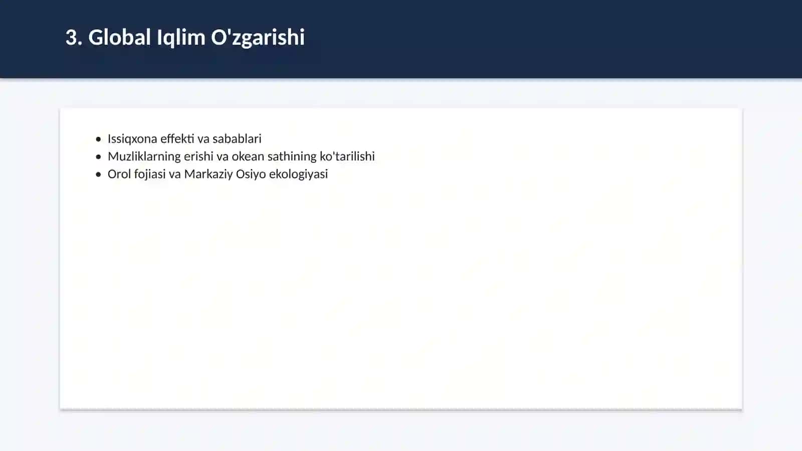 Jahon okeani va iqlim o'zgarishi 4