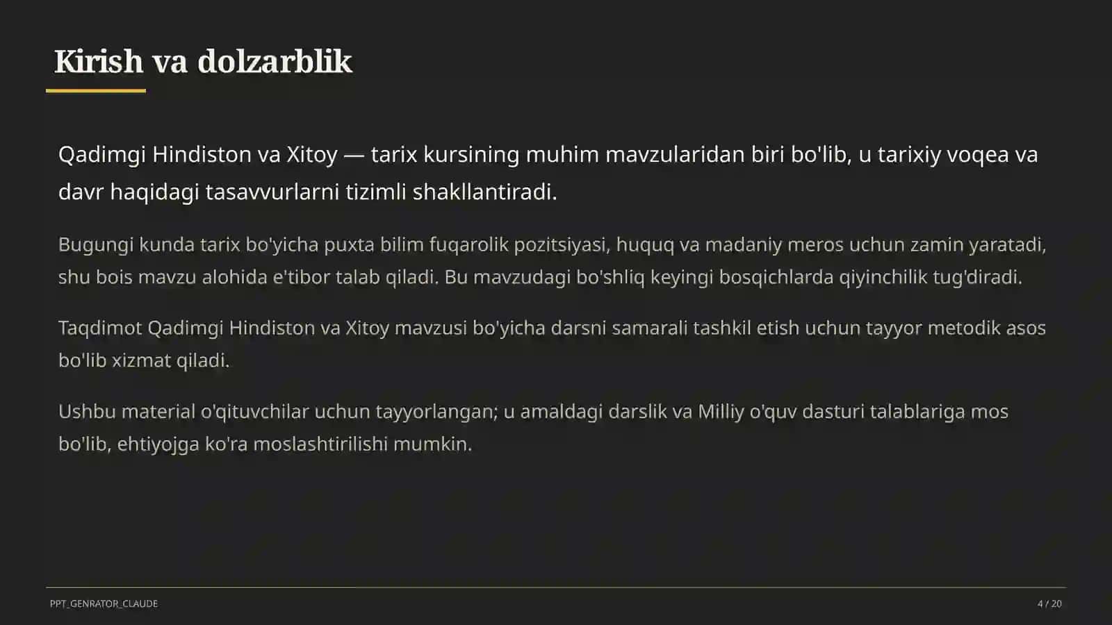 Qadimgi Hindiston va Xitoy (6-sinf) 4