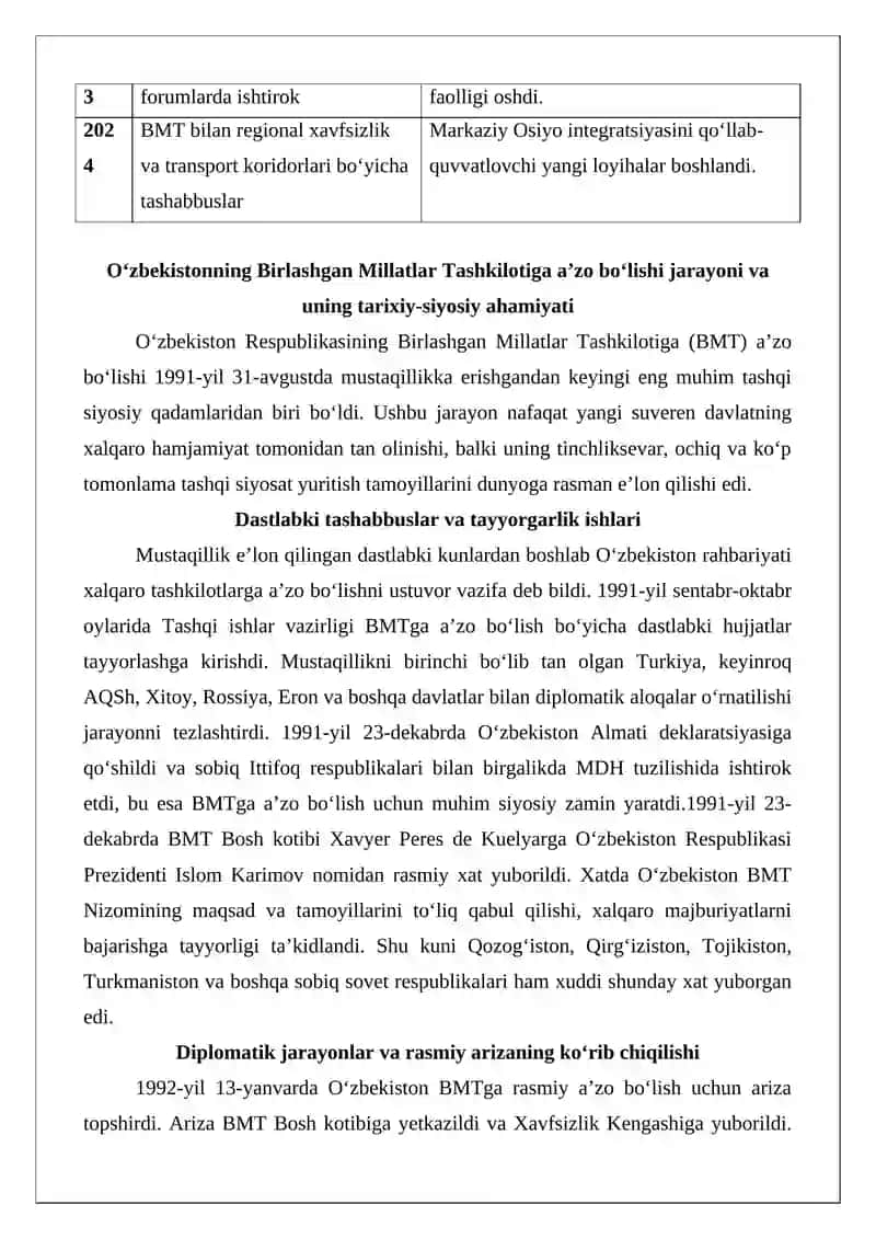 O‘zbekiston – BMT hamkorligi 4