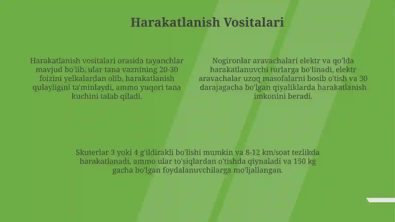 Tayanch-harakat tizimi jismoniy kasalliklar bо‘lgan shaxslar uchun assistiv (yordamchi) vositalar 4
