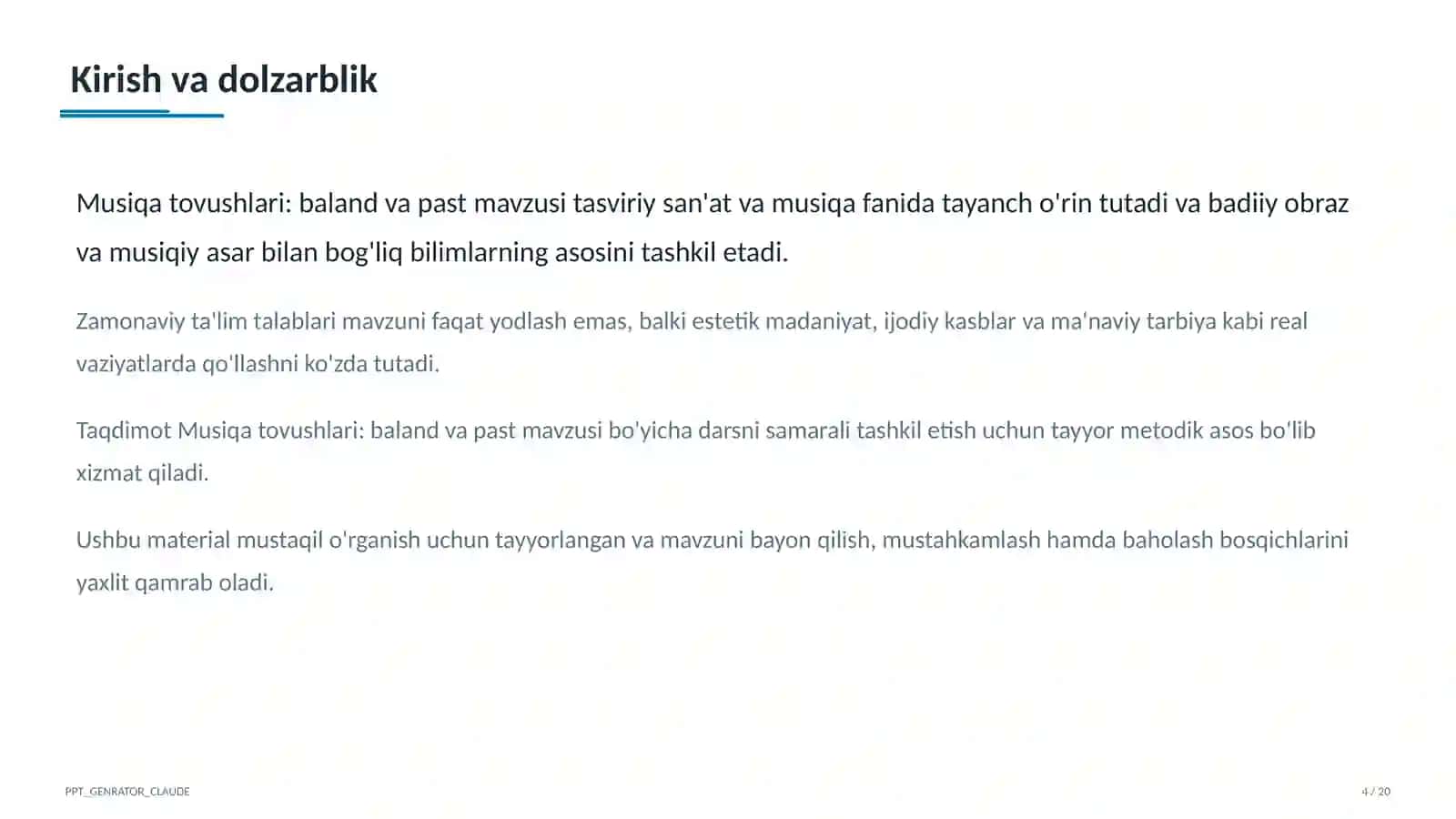 Tasviriy san'at va musiqa (1–7) 4