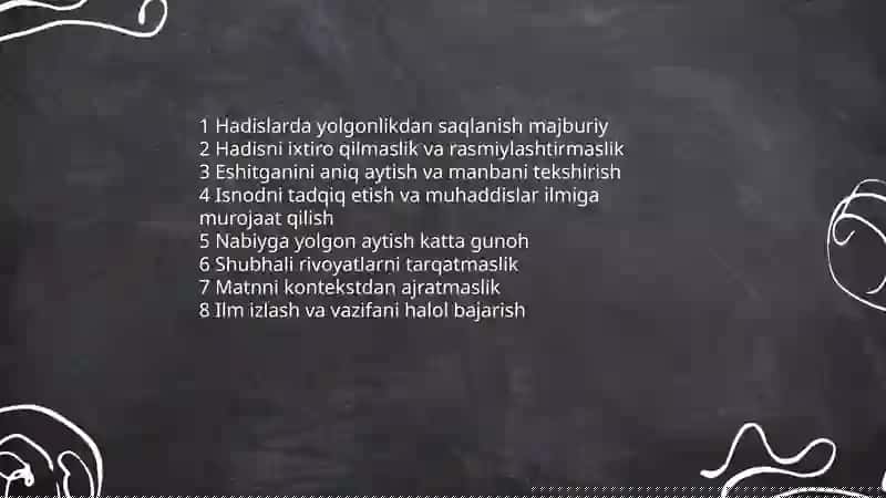 Hadislar nutq odobi 4