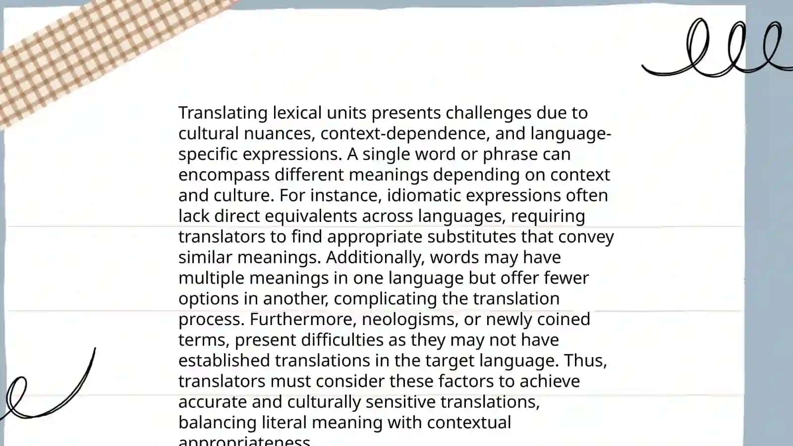 Translation of Lexical Units Xushbokova Komila 4-course badiiy tarjima 4
