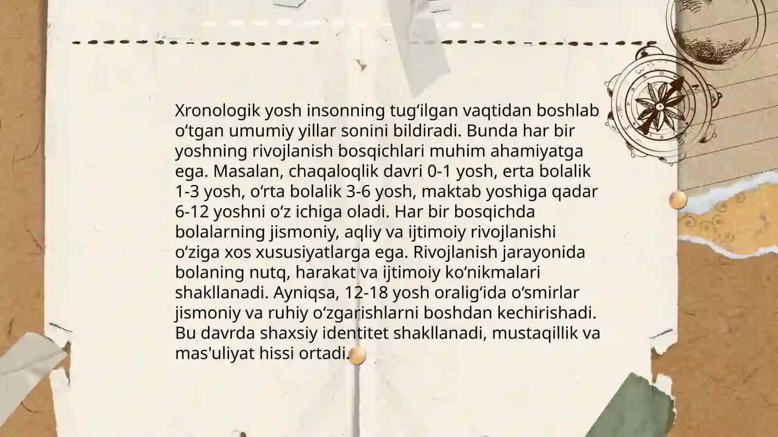 Shaxsning xronologik biologik ijtimoiy va psixologik yetuklik mezonlari 4