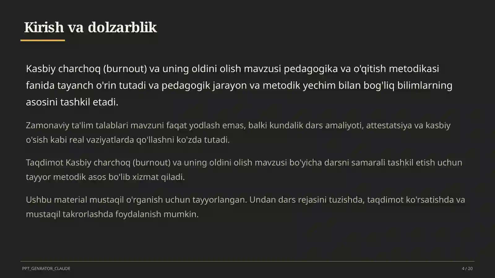 Kasbiy charchoq (burnout) va uning oldini olish 4