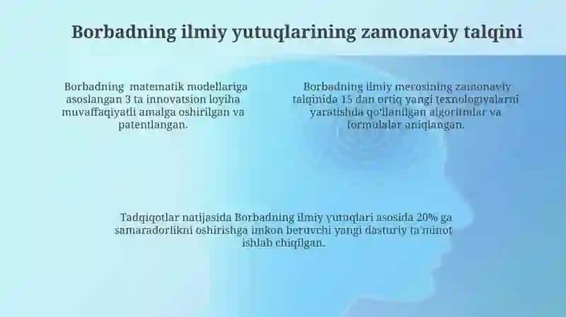 Borbadning musiqiy nazariyasi va amaliyoti 4