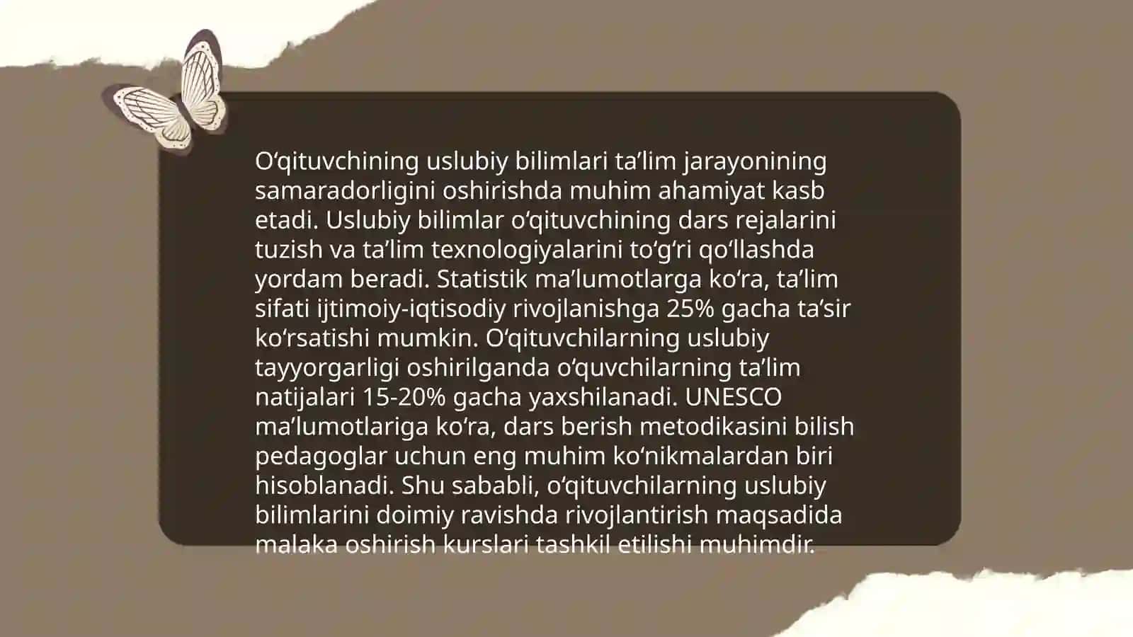 O'qituvchining grammatik va uslubiy kompetensiyasi 4
