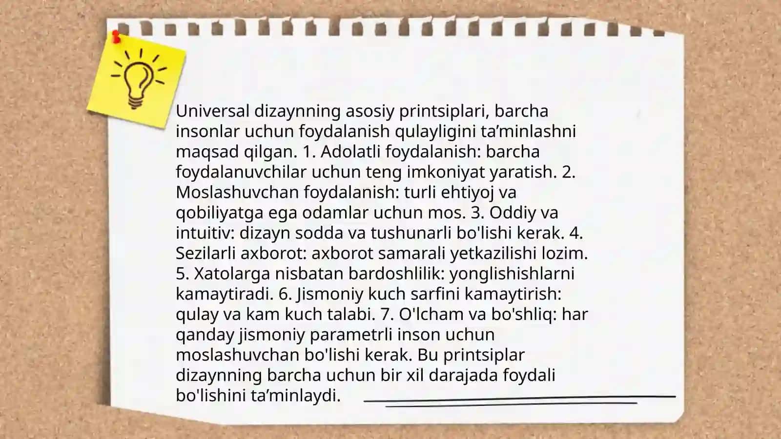 Ta'limning universal dizayni (TUD) 4