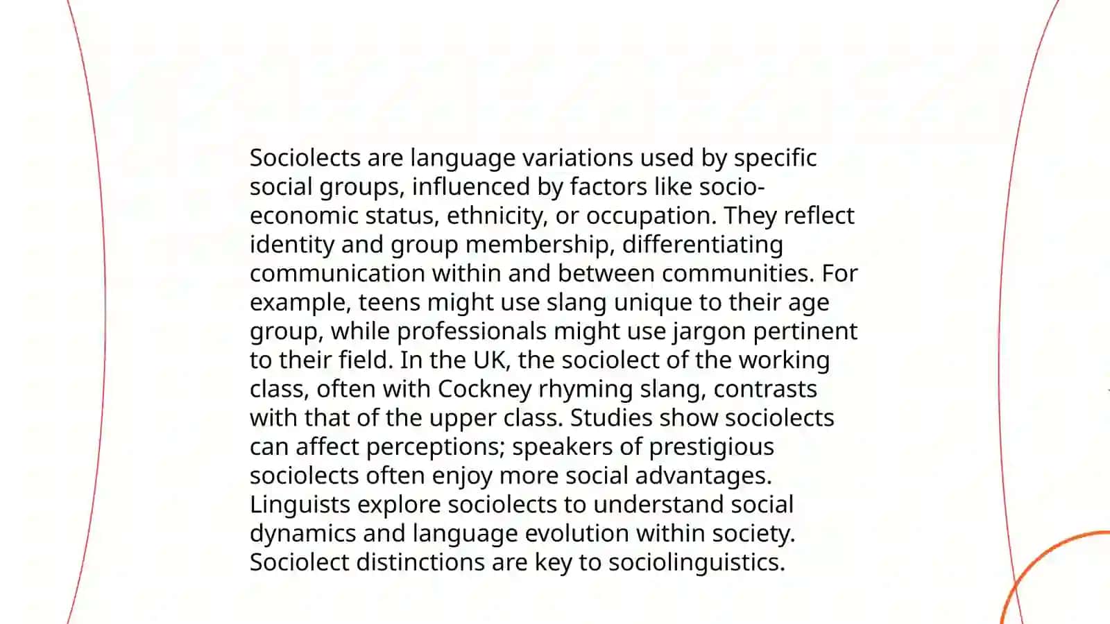 Regional Dialects 4