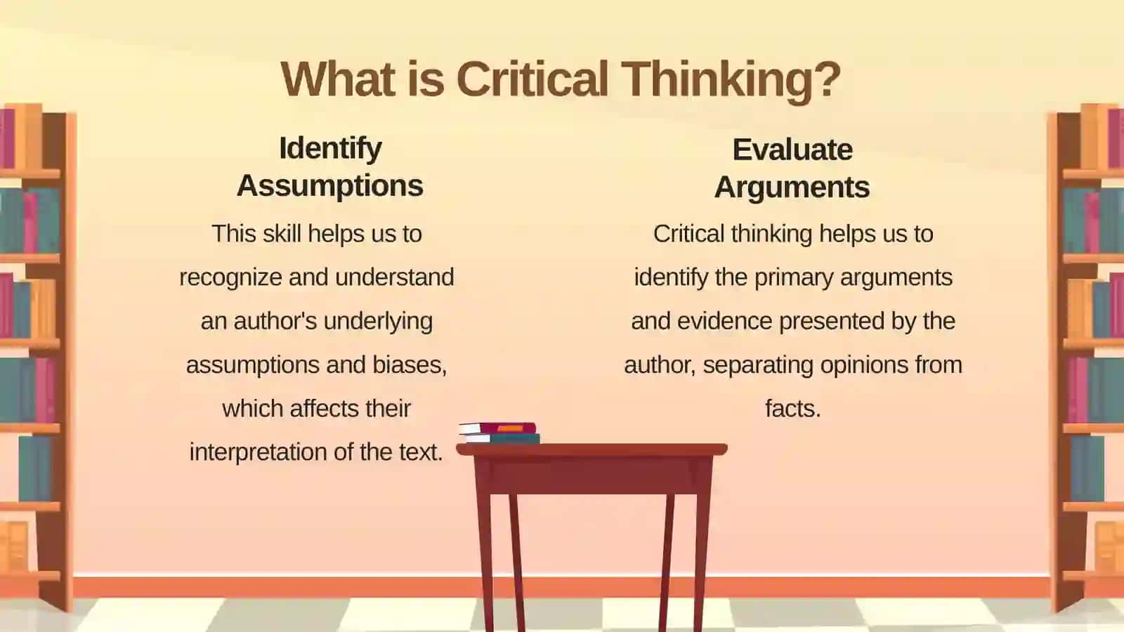Critical thingking when reading 4