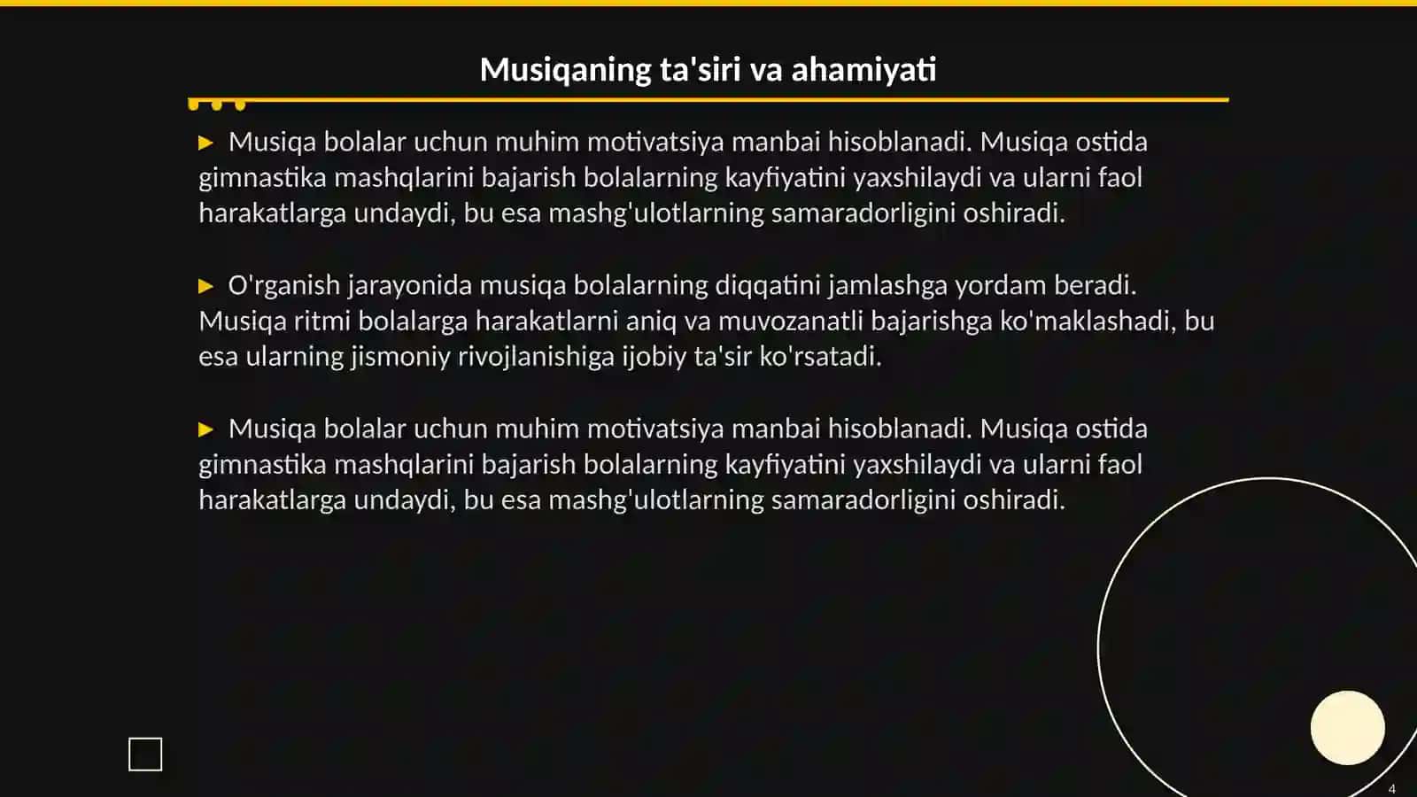Maktabgacha ta‘lim tashkilotkarida ertalabki gimnastikani musiqa jo‘rligida tashkil etish 4