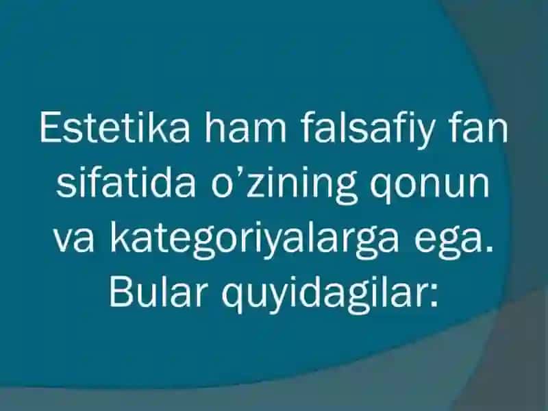 Estetika 4