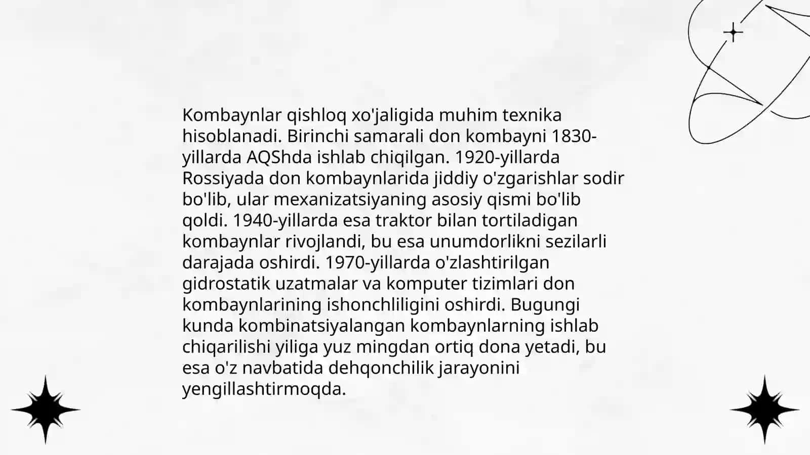 Kombayinlarning asosiy turlari 4