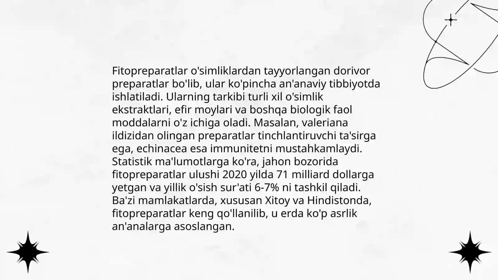 Fitopreparatlar va ularning qoʻllanilishi.Litiy tuzlari 4
