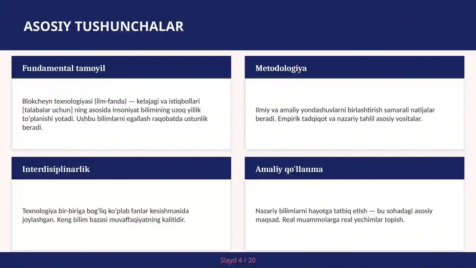 Blokcheyn texnologiyasi (ilm-fanda) — kelajagi va istiqbollari [talabalar uchun] 4