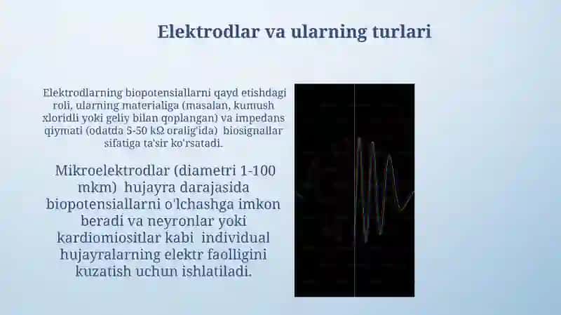 Biopotensiallarni qayd etishning fizik asoslari 4