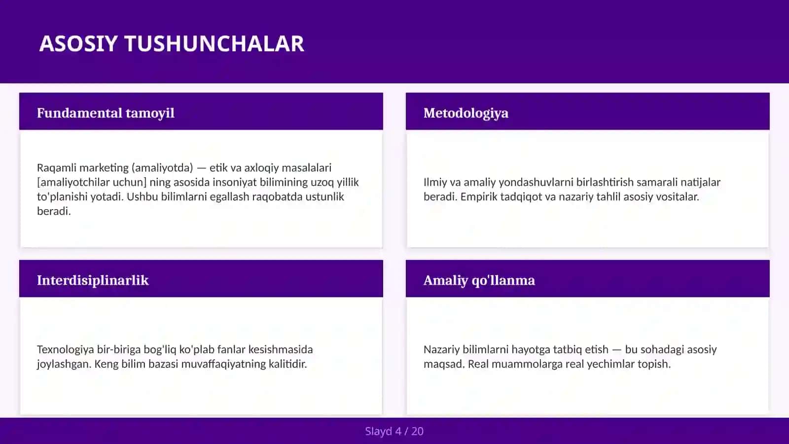 Raqamli marketing (amaliyotda) — etik va axloqiy masalalari [amaliyotchilar uchun] 4