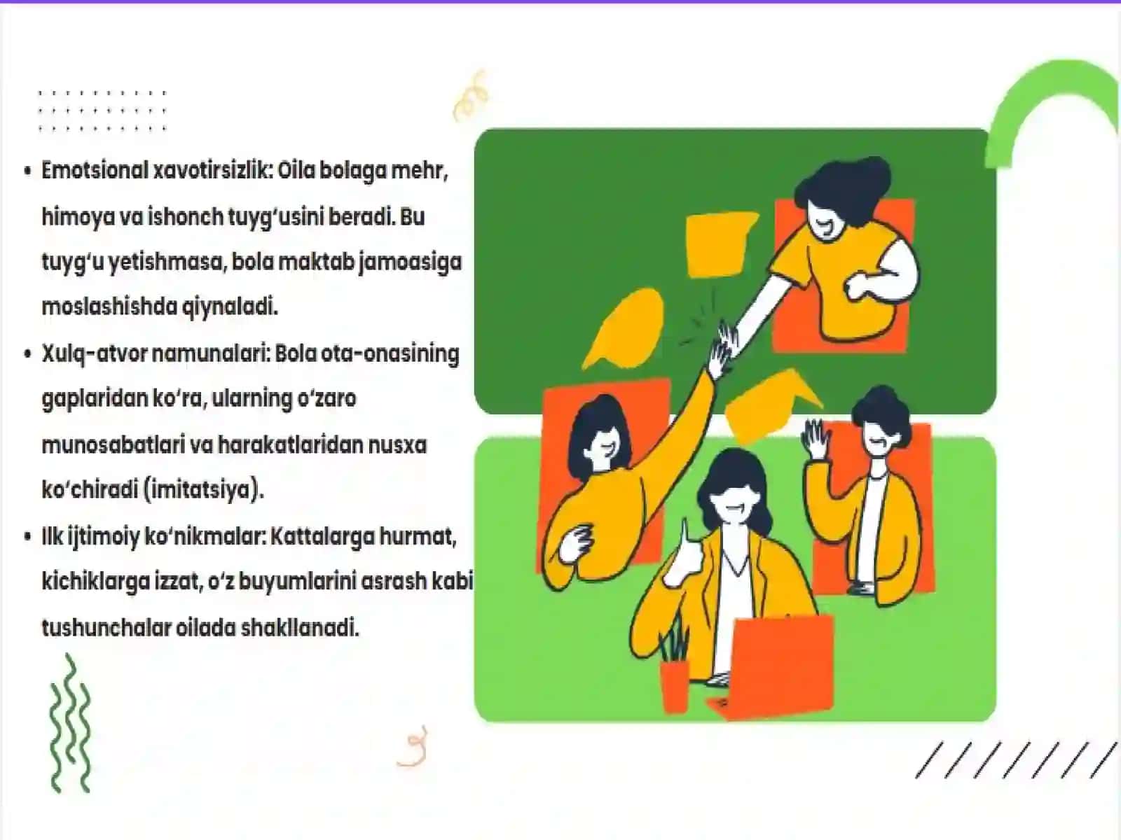 Shaxsga oila va maktabning jamoaviy ta’siri. 4