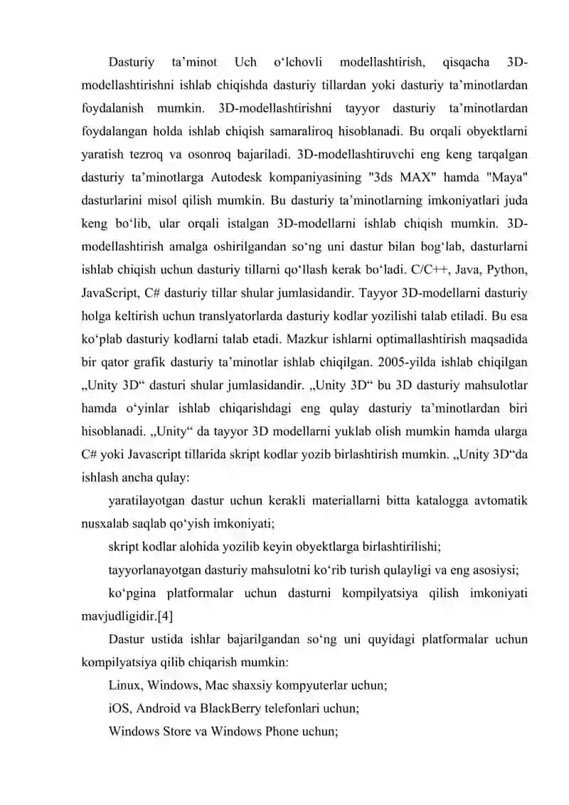 HAZM JARAYONINI TUSHUNTIRISHDA RAQAMLI MODELLASHTIRISH VA 3D TEXNOLOGIYALAR ROLI, HAMDA ULARNING MEDIA ORQALI YORITILISHI 4