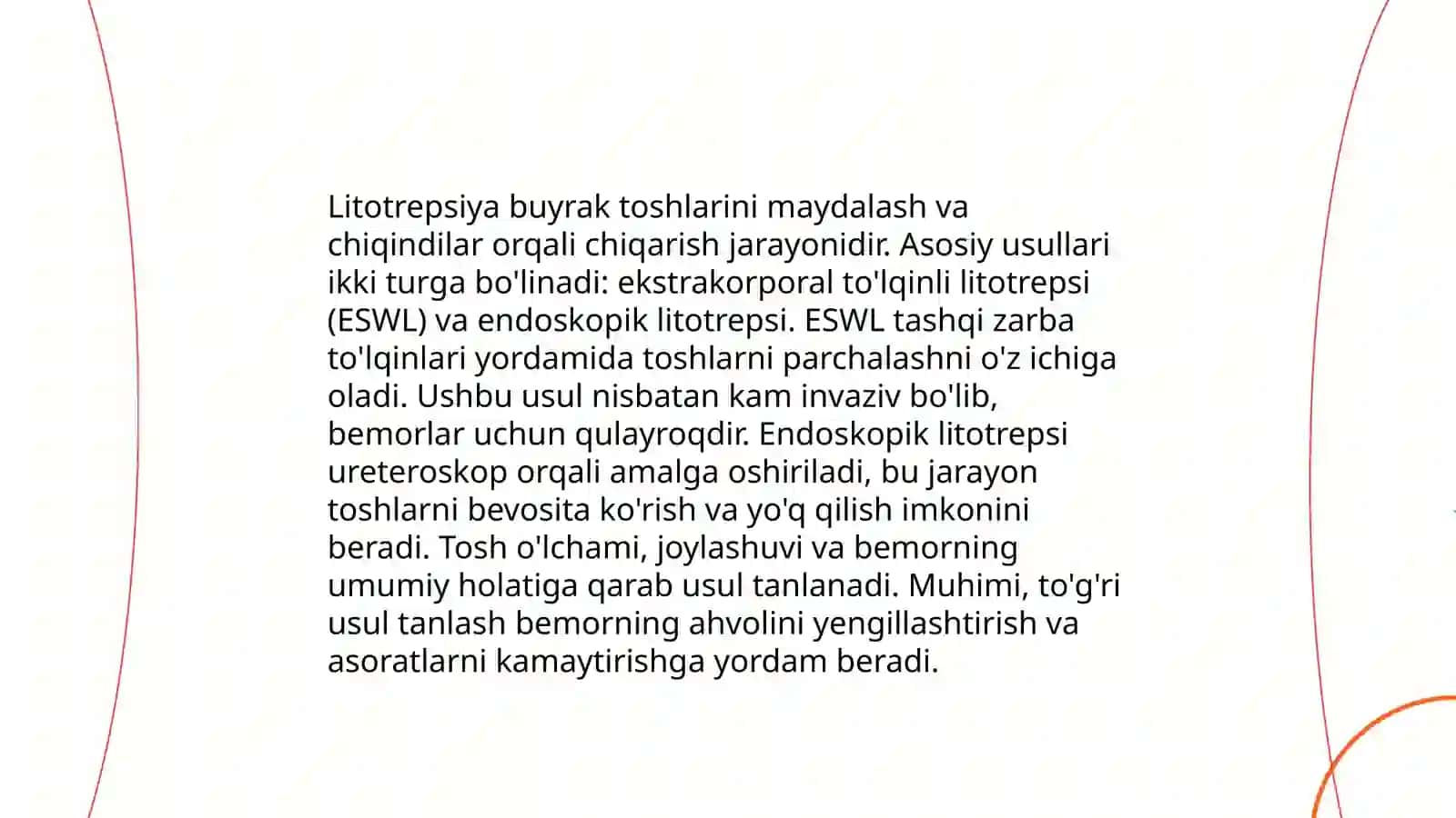Litotrepsiya, laparoskopiyaning jarrohlikda qoʻllanilishi 4