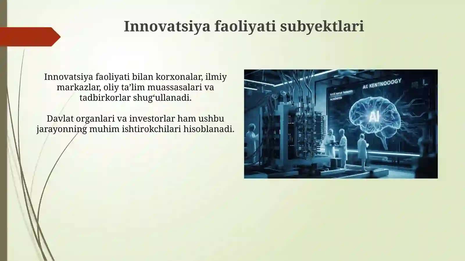 Innovatsiya faoliyati rivojlanishining xuquqiy asoslari 4