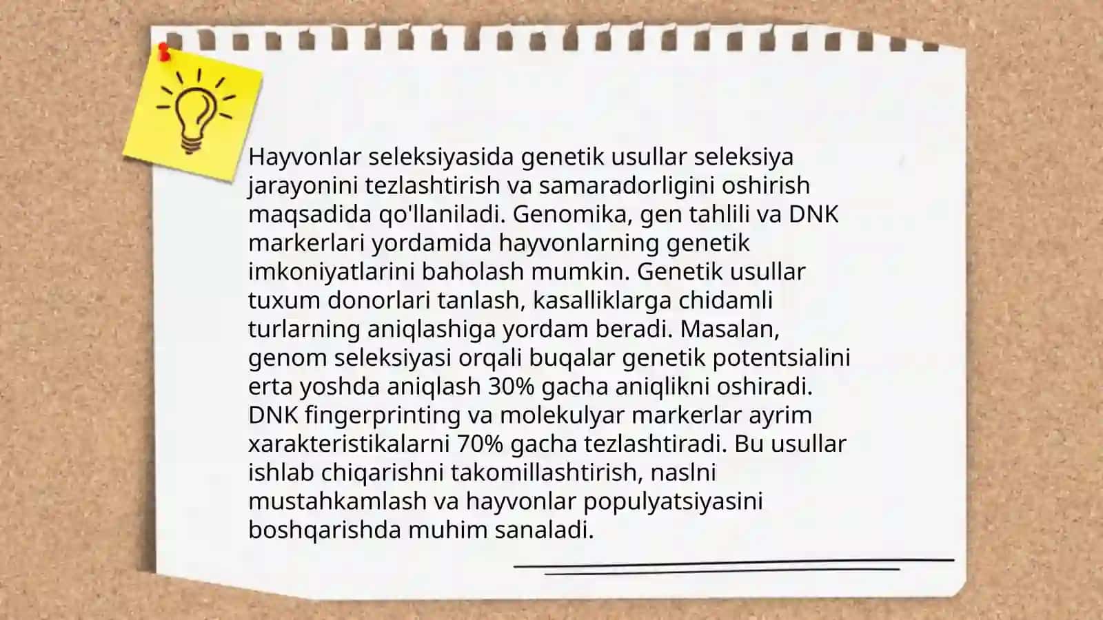 Mikroorganizm o‘simlik va hayvonlar seleksiyasi 4