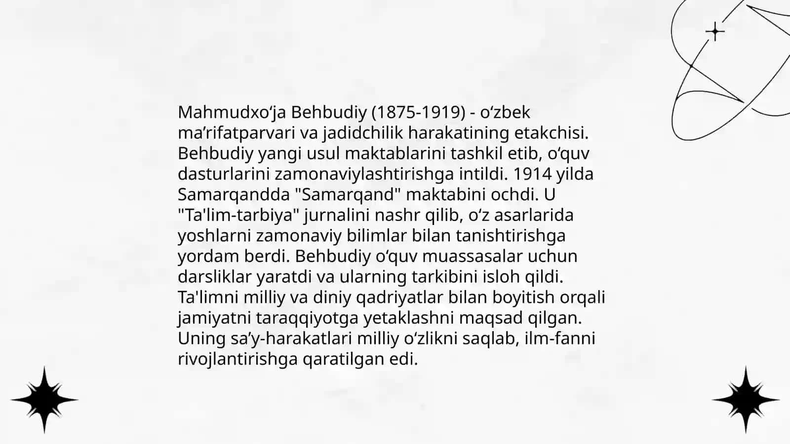 Mahmudxo'ja Behbudiy 4