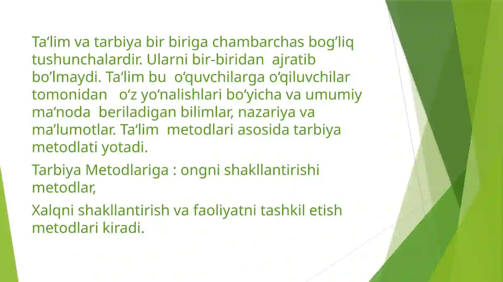 Ta‘lim jarayonining mohiyati 4