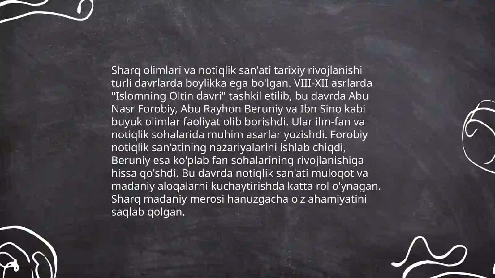 Sharq olimlari nutq madaniyati va notiqlilik toʻgʻrisida 4
