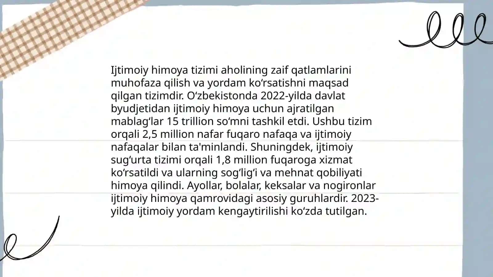 Ijtimoiy xizmatlar 4