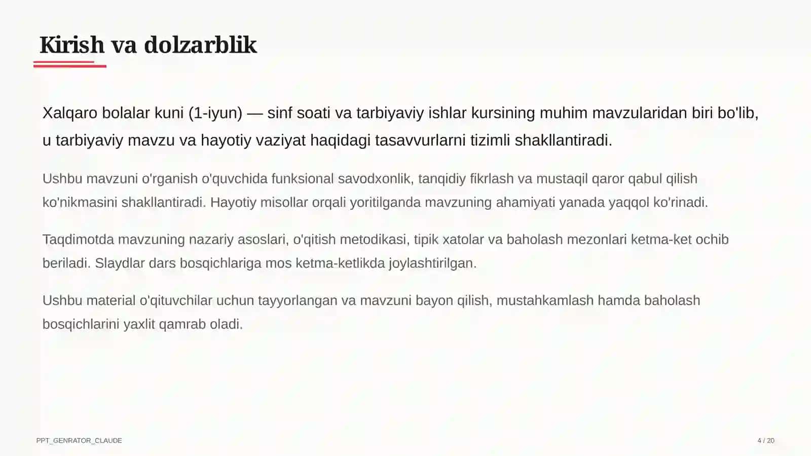Xalqaro bolalar kuni (1-iyun) 4