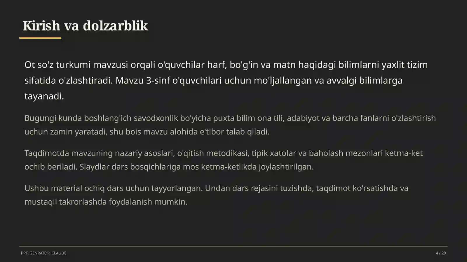 Ot so'z turkumi (3-sinf) 4